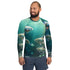 Men's School of Fish Athletic Fit Premium Rash Guard UPF 50+